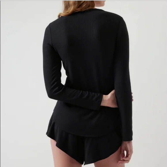 NWT Athleta Wind Down Sleep Top - Picture 2 of 5